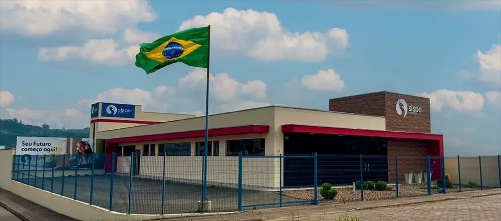 Fachada da sede da SISPE Cursos